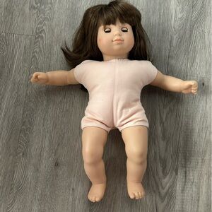 American Girl Doll Bitty Baby Brown Hair with Bangs Pleasant Company 17"
